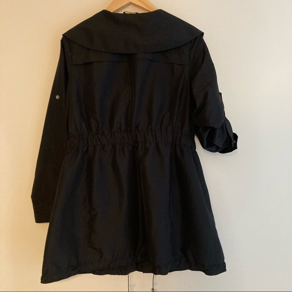 Mossimo Supply Co Black (Hoodless) Wind Rain Utility Jacket Large - Picture 5 of 9